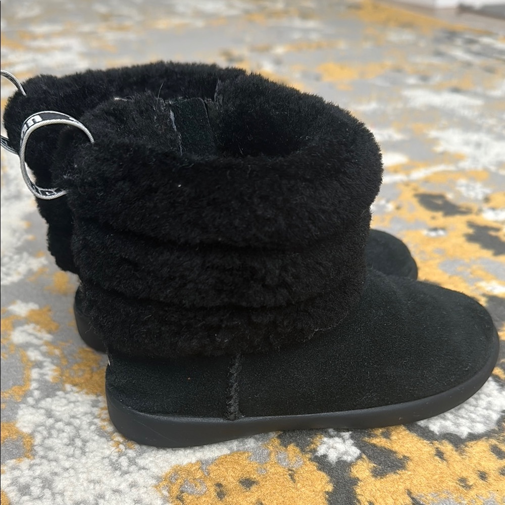 UGG Black Suede Ankle Boots